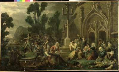 Chouans in the Vendee by French School